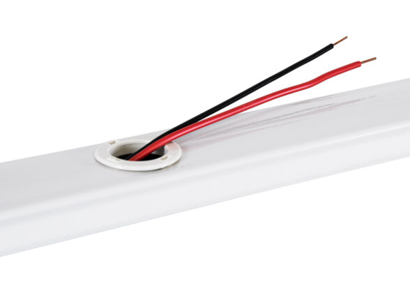 Μεταλλικό Σκαφάκι για 2 x Λάμπες 60CM T8 G13 LED AC 220-240V IP20 Μ60 x Π7.2 x Υ4cm - 5 Χρόνια Εγγύηση