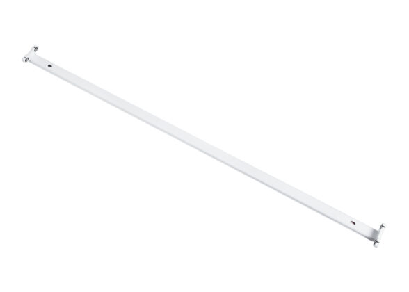 Μεταλλικό Σκαφάκι για 2 x Λάμπες 120CM T8 G13 LED AC 220-240V IP20 Μ120 x Π7.2 x Υ4cm - 5 Χρόνια Εγγύηση