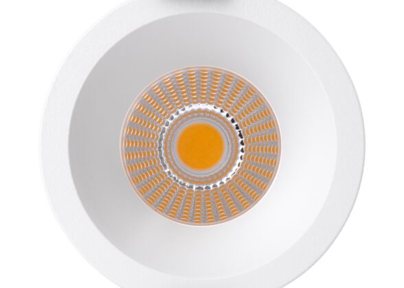 Χωνευτό LED Spot Downlight TrimLess Φ6cm 7W 875lm 38° AC 220-240V IP20 Φ6 x Υ7.8cm - Στρόγγυλο - Λευκό - Θερμό Λευκό 2700K - Bridgelux COB - 5 Years Warranty