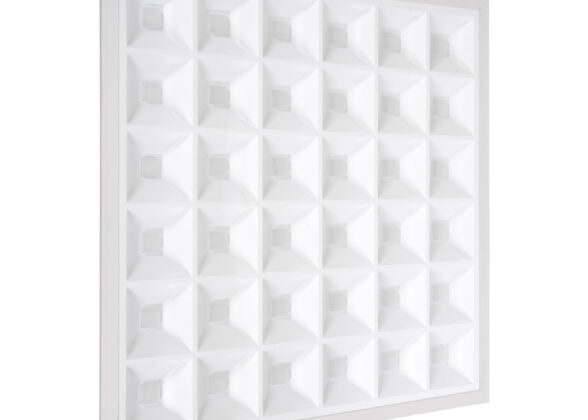 Χωνευτό LED Panel 60x60cm 48W 7440lm 120° CRI≥86Ra UGR<19 Anti-Glare Shield Diffuser AC 220-240V IP44 Μ60 x Π60 x Υ3.3cm - Ψυχρό Λευκό 6000K - Bridgelux High Lumen Chips - TÜV Certified Driver - 5 Years Warranty