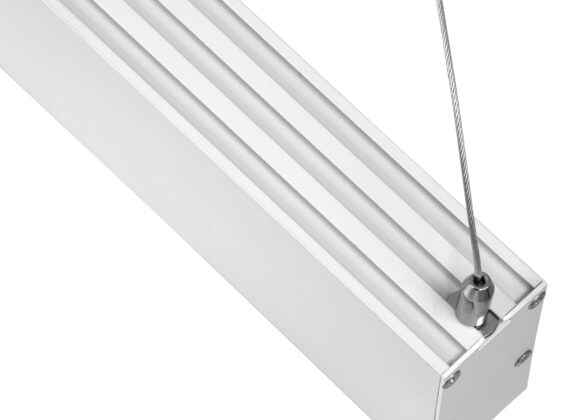 Γραμμικό Κρεμαστό Φωτιστικό Linear LED CCT 54W 6500lm 120° AC 220-240V Μ120 x Π3.5 x Υ7cm - Εναλλαγή Φωτισμού μέσω Τηλεχειριστηρίου All In One Ψυχρό 6000k+Φυσικό 4500k+Θερμό 2700k Dimmable - Λευκό - 3 Years Warranty