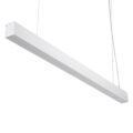 Γραμμικό Κρεμαστό Φωτιστικό Linear LED CCT 72W 8600lm 120° AC 220-240V Μ120 x Π5.5 x Υ7cm - Εναλλαγή Φωτισμού μέσω Τηλεχειριστηρίου All In One Ψυχρό 6000k+Φυσικό 4500k+Θερμό 2700k Dimmable - Λευκό - 3 Years Warranty