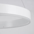 Κρεμαστό Φωτιστικό Δαχτυλίδι-Κύκλος LED CCT 45W 5269lm 120° AC 220-240V - Εναλλαγή Φωτισμού μέσω Τηλεχειριστηρίου All In One Ψυχρό 6000K+Φυσικό 4500K+Θερμό 2700K Dimmable Φ60cm - Λευκό - 3 Years Warranty