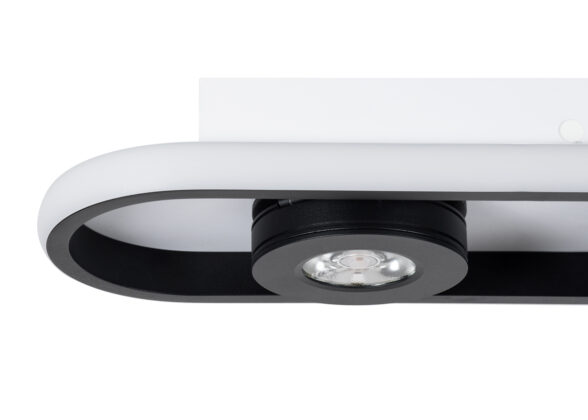 Φωτιστικό Οροφής Linear Design LED CCT με Κινούμενα Σποτ LED Spot Downlight 36W 4032lm 360° & 45° AC 220-240V - Εναλλαγή Φωτισμού μέσω Διακόπτη On/Off All In One Ψυχρό 6000k+Φυσικό 4500k+Θερμό 2700k Μ40 x Π13 x Υ6.5cm - Μαύρο