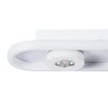 Φωτιστικό Οροφής Linear Design LED CCT με Κινούμενα Σποτ LED Spot Downlight 36W 4032lm 360° & 45° AC 220-240V - Εναλλαγή Φωτισμού μέσω Διακόπτη On/Off All In One Ψυχρό 6000k+Φυσικό 4500k+Θερμό 2700k Μ40 x Π13 x Υ6.5cm - Λευκό