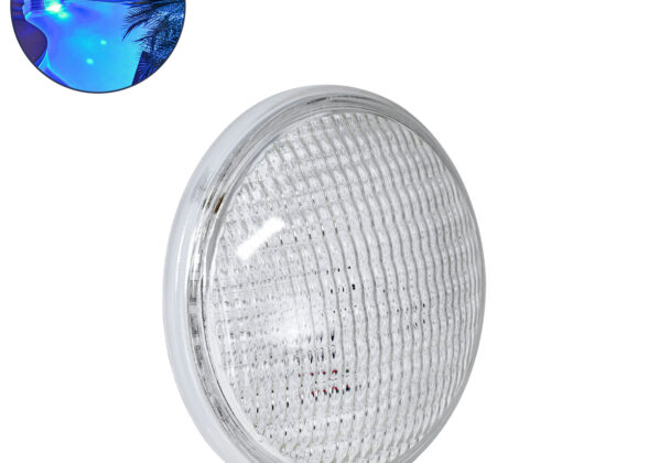 Λάμπα LED Σποτ Πισίνας GX16D PAR56 25W 1750lm 120° AC/DC 12V Αδιάβροχο IP68 IK06 Tempered Glass Φ18 x Υ10cm Μπλε - Bridgelux Chip - 3 Years Warranty