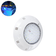 Φωτιστικό Πισίνας LED 25W 2125lm 120° AC/DC 12V Αδιάβροχο IP68 IK06 Tempered Glass Φ30 x Υ6.5cm Ψυχρό Λευκό 6000K – Bridgelux Chip – 2 Meter VDE Certified Cable – 3 Years Warranty