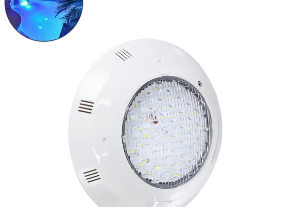 Φωτιστικό Πισίνας LED 25W 2125lm 120° AC/DC 12V Αδιάβροχο IP68 IK06 Tempered Glass Φ30 x Υ6.5cm Ψυχρό Λευκό 6000K - Bridgelux Chip - 2 Meter VDE Certified Cable - 3 Years Warranty