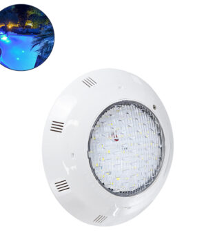 Φωτιστικό Πισίνας LED 25W 2125lm 120° AC/DC 12V Αδιάβροχο IP68 IK06 Tempered Glass Φ30 x Υ6.5cm Ψυχρό Λευκό 6000K – Bridgelux Chip – 2 Meter VDE Certified Cable – 3 Years Warranty