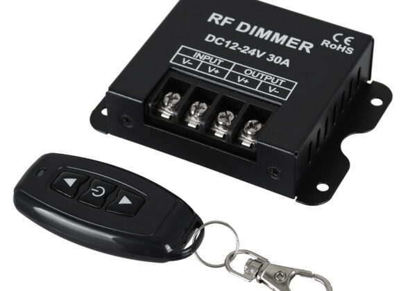 Ασύρματο LED Dimmer με Χειριστήριο RF 2.4Ghz DC 12-24V 30A Max 720W