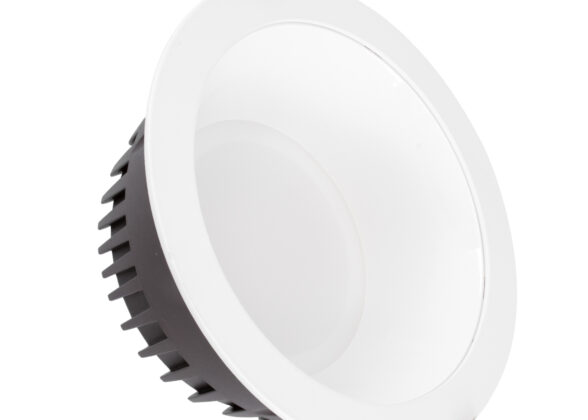 Χωνευτό LED Panel Downlight Φ22cm 42W 4830lm 60° AC 220-240V IP20 Φ22 x Υ9.5cm Θερμό Λευκό 2700K - OSRAM LED CHIP TECHNOLOGY - 5 Years Warranty