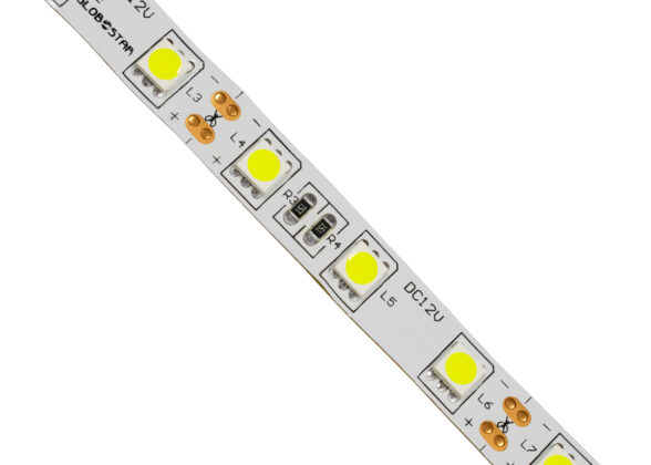 Ταινία LED SMD 5050 5m 14.4W/m 60LED/m 1584lm/m 120° DC 12V IP20 Ψυχρό Λευκό 6000K - 5 Χρόνια Εγγύηση