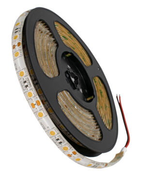 Ταινία LED SMD 5050 5m 14.4W/m 60LED/m 1497lm/m 120° DC 12V Αδιάβροχη IP65 Θερμό Λευκό 3000K – 5 Χρόνια Εγγύηση