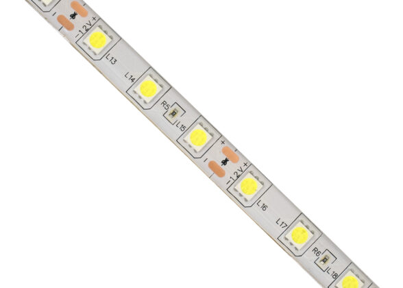 Σετ Ταινία LED 5m 72W/5m 12V 60LED/m 5050 SMD 1584lm/m 120° Αδιάβροχη IP65 με Ασύρματο Χειριστήριο RF 2.4Ghz και Τροφοδοτικό Ψυχρό Λευκό 6000K Dimmable