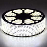 Slim Ταινία Μονής Σειράς Epistar LED SMD 2835 1m 12W/m 96LED/m 1680lm/m 120° DC 230V Αδιάβροχη IP68 Ψυχρό Λευκό 6000K Dimmable