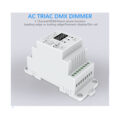 Dimmer Din Rail Ράγας 1 Καναλιού AC 100-240V 1 x 2A 480W - Max 2A 480W - IP20 DMX512 Μ11.5 x Π5 x Υ6.5cm - 5 Years Warranty