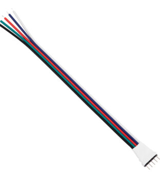 RGB+W Connector με 15cm Καλώδιο 5 PIN