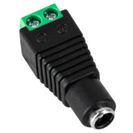 Βύσμα Τροφοδοσίας DC Θηλυκό – Female Jack Connector σε Κλέμα 5.5 x 2.1mm