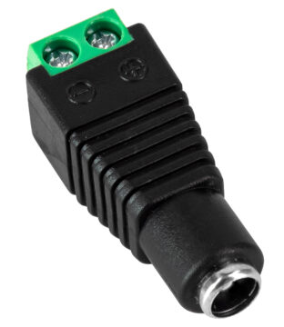 Βύσμα Τροφοδοσίας DC Θηλυκό – Female Jack Connector σε Κλέμα 5.5 x 2.1mm