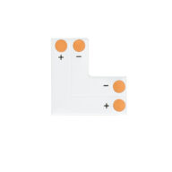 Connector L El για Όλες τις Μονόχρωμες Ταινίες LED 10-12mm M2 x Π2 x Y0.1cm