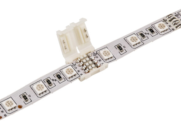 Ταχυσύνδεσμος 2 Ταινιών LED RGB - I Connector για Όλες τις LED Ταινίες DC-12-24V 10mm RGB