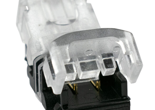 Ταχυσύνδεσμος Ένωσης IP20 - Strip To Cable Connector για Ένωση 1 x Μονόχρωμης Ταινίας LED Πλάτους 8mm με 1 x Καλώδιο Τροφοδοσίας