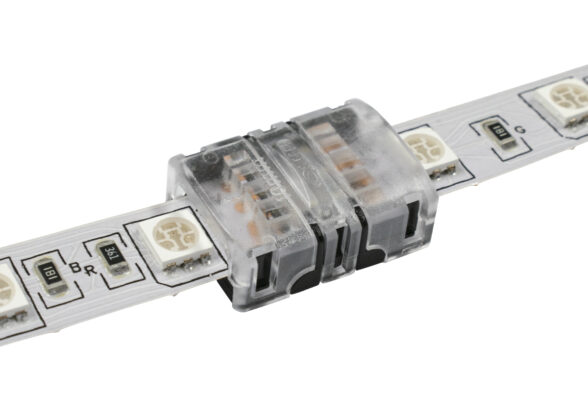 Ταχυσύνδεσμος Ένωσης IP20 - Strip To Strip Connector για Ένωση 2 x RGB Ταινίες LED Πλάτους 10mm