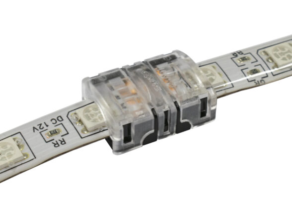 Αδιάβροχος Ταχυσύνδεσμος Ένωσης IP65 - Strip To Strip Connector για Ένωση 2 x RGB Αδιάβροχες Ταινίες LED Πλάτους 10mm