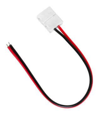 Μονός Connector 8mm 15cm Για Ταινία LED 4.8 Watt