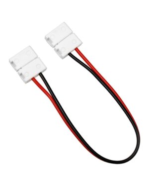 GloboStar® 70732 Διπλος Connector 10mm 15cm Για Ταινία LED 7.2 & 14.4 Watt