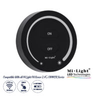 FUT087-B Mi-Light Ασύρματο Χειριστήριο Αφής RF 2.4Ghz για όλα τα Μονόχρωμα Mi-BOXER Controller DC 3V 2 x AAA – IP20 Μαύρο Φ8 x Υ1.8cm – 5 Years Warranty