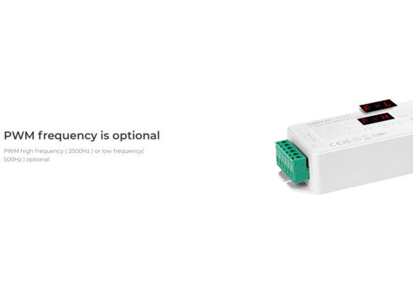 Mi-BOXER DC DMX & RDM Dimmer High Speed Controller / Decoder 3 Καναλιών DC 12-24V 3 x 6A 144W - Max 18A 432W - IP20 Μ13 x Π5 x Υ2.5cm - 5 Years Warranty