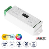 D5-CX Mi-BOXER DC DMX & RDM Dimmer High Speed Controller / Decoder 5 Καναλιών DC 12-24V 5 x 4A 96W – Max 20A 480W – IP20 Μ13 x Π5 x Υ2.5cm – 5 Years Warranty