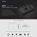 D5 SKYDANCE DC DMX & RDM Dimmer High Speed Controller / Decoder 5 Καναλιών DC 12-24V 5 x 6A 144W - Max 30A 864W - IP20 Μ17 x Π8 x Υ4cm - 5 Years Warranty