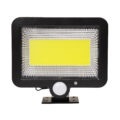 Αυτόνομος Ηλιακός Προβολέας LED 100 COB 20W 1200lm με Ενσωματωμένη Μπαταρία 2400mAh - Φωτοβολταϊκό Πάνελ με Αισθητήρα Ημέρας-Νύχτας - PIR Αισθητήρα Κίνησης Αδιάβροχο IP65 Ψυχρό Λευκό 6000K