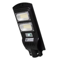 Αυτόνομο Ηλιακό Φωτιστικό Δρόμου Street Light LED SMD 100W 8000lm με Ενσωματωμένη Μπαταρία Li-ion 5500mAh – Φωτοβολταϊκό Πάνελ με Αισθητήρα Ημέρας-Νύχτας PIR Αισθητήρα Κίνησης και Ασύρματο Χειριστήριο Αδιάβροχο IP65 Ψυχρό Λευκό 6000K