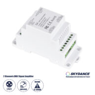 DA SKYDANCE DC DMX512 Signal Amplifier Din Rail Ράγας 2 Καναλιών DC 12-48V – IP20  Μ11.5 x Π5 x Υ6.5cm – 5 Χρόνια Εγγύηση