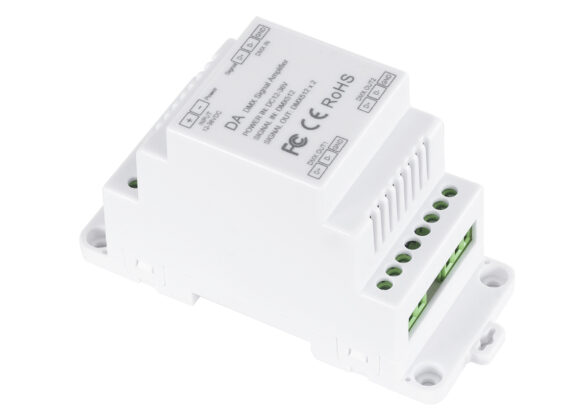 DA SKYDANCE DC DMX512 Signal Amplifier Din Rail Ράγας 2 Καναλιών DC 12-48V - IP20  Μ11.5 x Π5 x Υ6.5cm - 5 Χρόνια Εγγύηση