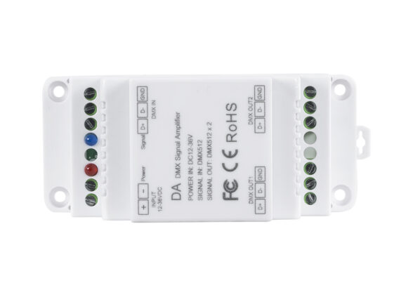 DA SKYDANCE DC DMX512 Signal Amplifier Din Rail Ράγας 2 Καναλιών DC 12-48V - IP20  Μ11.5 x Π5 x Υ6.5cm - 5 Χρόνια Εγγύηση