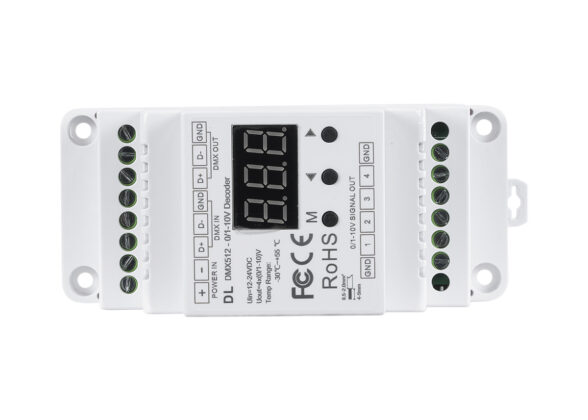 DL SKYDANCE DC DMX512 Signal Amplifier Din Rail Ράγας 2 Καναλιών DC 12-48V - IP20  Μ11.5 x Π5 x Υ6.5cm - 5 Χρόνια Εγγύηση