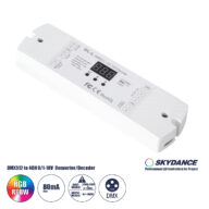 DL-L SKYDANCE AC DMX512 to 0/1-10V Converter / Decoder 4 Καναλιών – 2 Inputs DC 12-24V ή AC 100-240V – IP20  Μ17 x Π5 x Υ2.5cm – 5 Χρόνια Εγγύηση