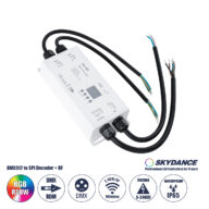 DS-WP SKYDANCE DC RF 2.4Ghz DMX512 to SPI Decoder DC 5-24V – Αδιάβροχο IP65 Μ17 x Π8 x Υ4cm – 5 Χρόνια Εγγύηση