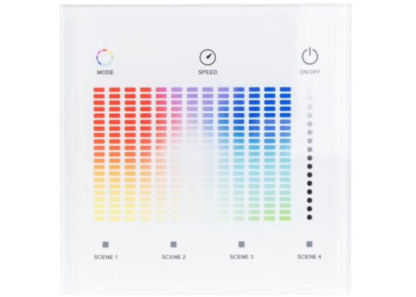 Ασύρματο DMX512 Επιτοίχιο Χειριστήριο RF 2.4Ghz 1 Group για όλα τα SKYDANCE DMX512 Controller AC 100-240V Max 0.1A - IP20 Μ8.5 x Μ8.5 x Π8.5 x Υ3.5cm - 5 Χρόνια Εγγύηση