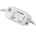 LED Dimmer με Ροοστάτη & Διακόπτη On/Off Λευκό DC 12-24V Max 120W