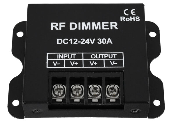 Ασύρματο LED Dimmer με Χειριστήριο RF 2.4Ghz DC 12-24V 30A Max 720W