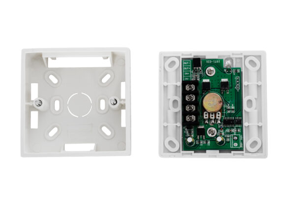 Επιτοίχιο Dimmer με Ασύρματο Χειριστήριο RF DC 12-24V για Μονόχρωμα Προϊόντα LED 16A Max 384W Μ9 x Π9 x Υ4.5cm - 2 Χρόνια Εγγύηση