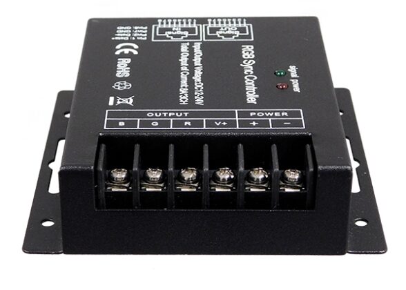 Ασύρματος LED RGB Controller με Χειριστήριο Αφής 2.4G RF SYNC 12V (288w) - 24V (576w) DC