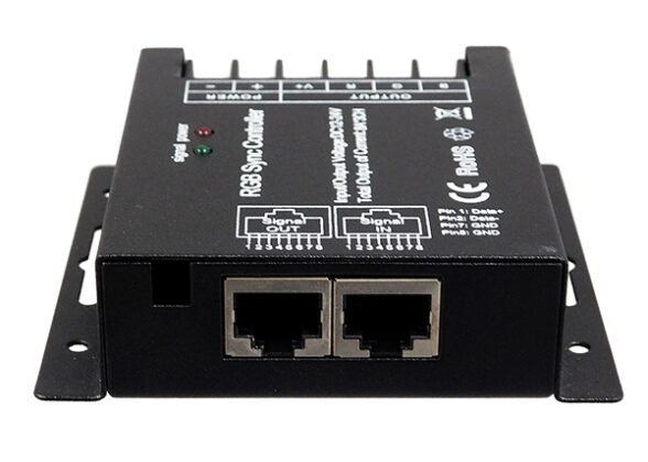 Ασύρματος LED RGB Controller με Χειριστήριο Αφής 2.4G RF SYNC 12V (288w) - 24V (576w) DC