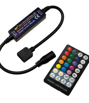 Ασύρματος LED RGB Controller με Χειριστήριο RF 2.4Ghz DC 5-24V Max 144W