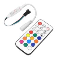 Ασύρματος LED Mini Dream-Color Magic Digital RGBW Controller με Χειριστήριο RF 21 Keys για LED Digital RGBW Προϊόντα 5v – 12v – 24v 2048 IC